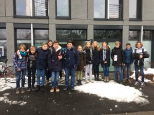 Partnerschule aus Heinsberg zu Besuch im InfoSphere