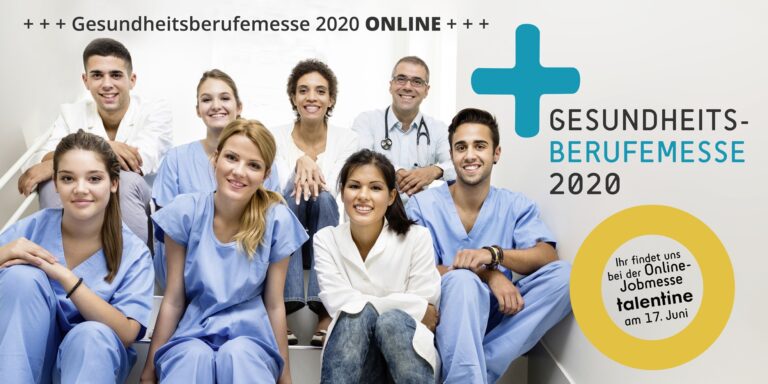 Gesundheitsberufemesse am 17. Juni online bei Talentine